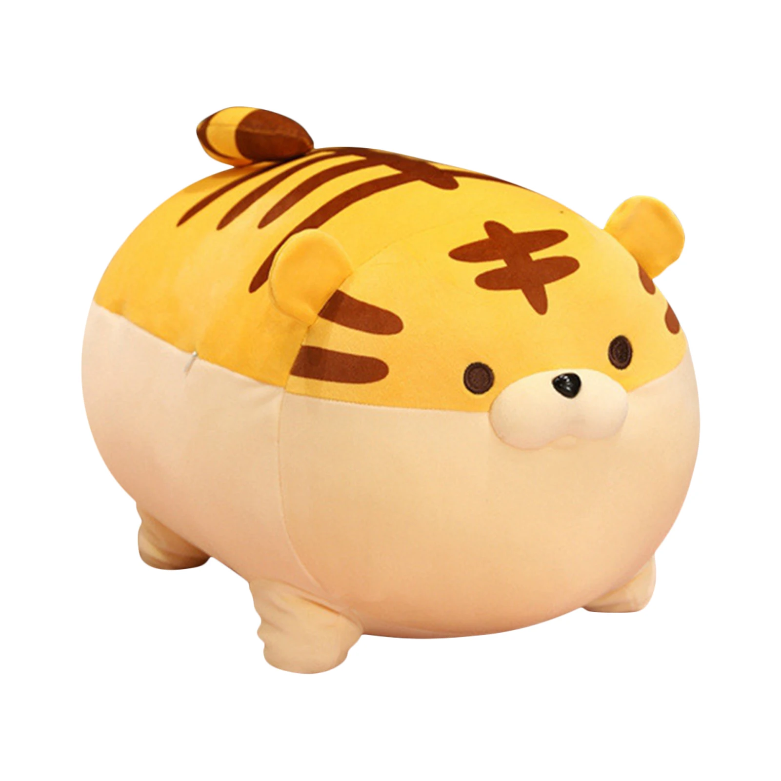 

Cartoon Tiger Plush Toy Hug Pillow Stuffed Animal Chubby Yellow Hugging Plush Doll 19.6in Cute Tiger Plushie For Kids Adults