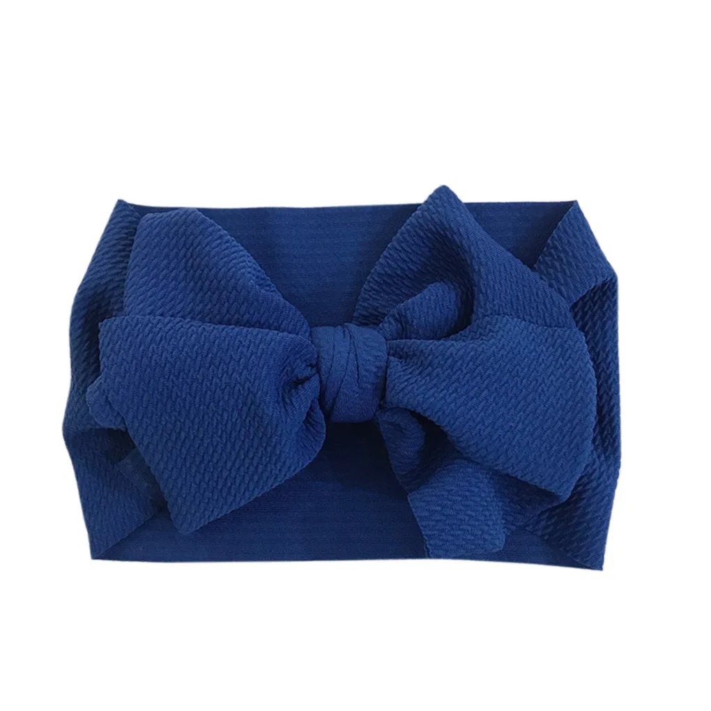 

Детская однотонная повязка на голову с бантом; Широкая повязка на голову для маленьких девочек; Модная повязка для волос; Милые повязки для ...