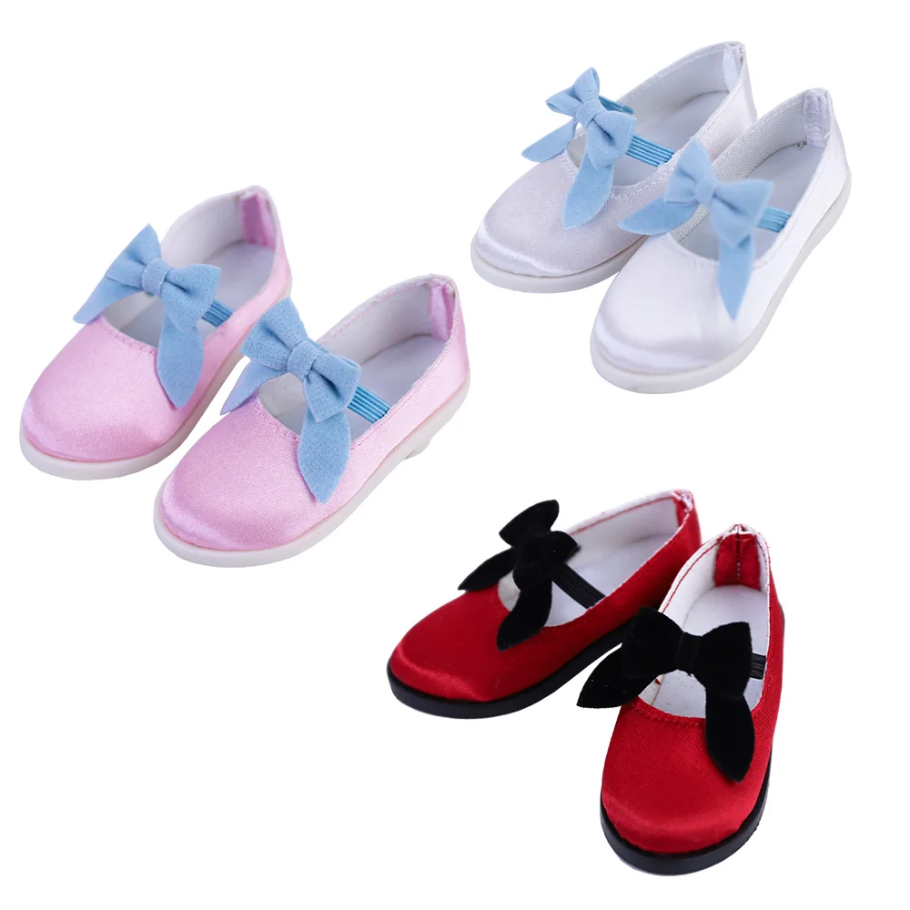 

Shoes For 1/4 BJD Silky Heel With Bow Suit for 40cm height Anime Girl Figure