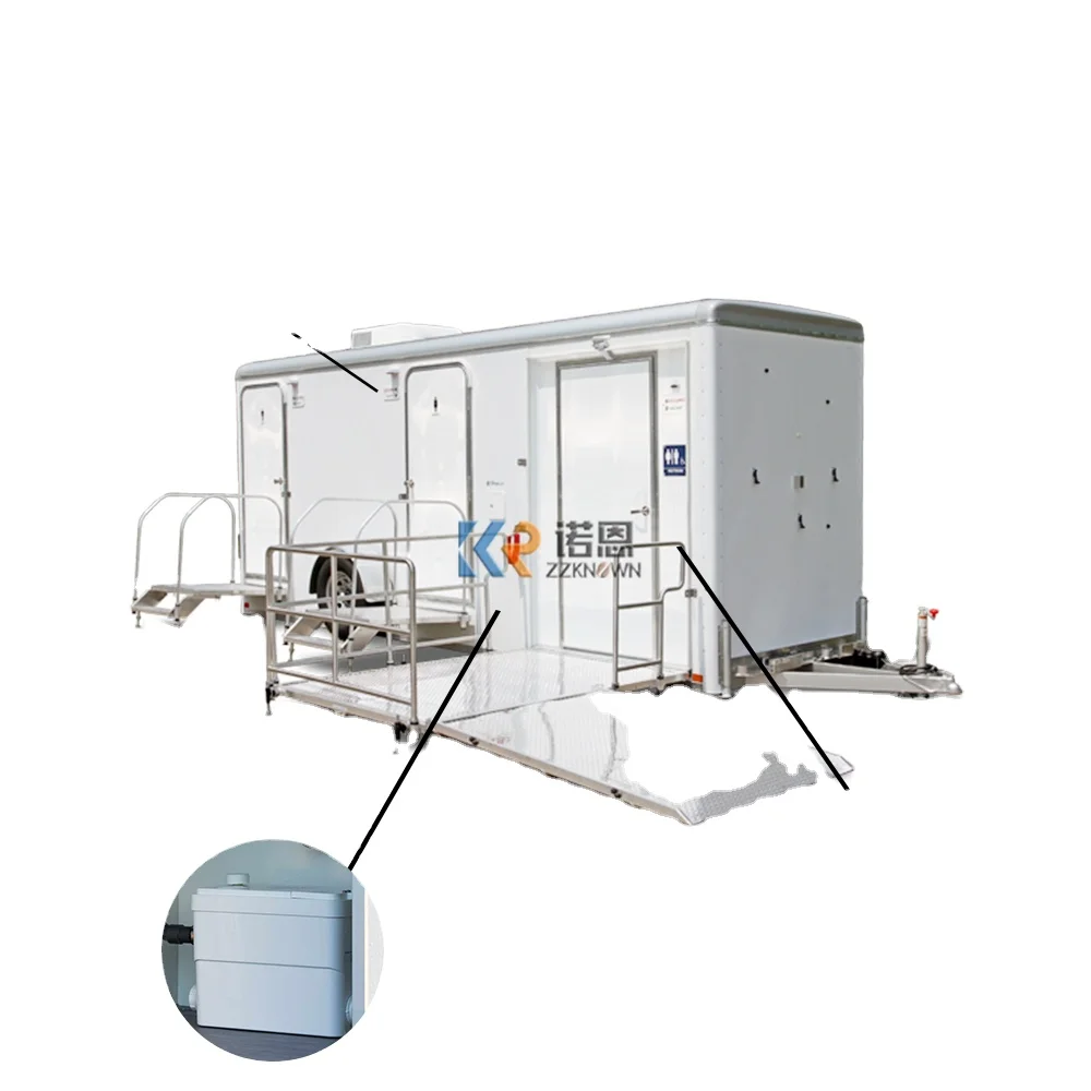 

Luxury Movable Toilets Of Moving Portable Toilet Trailer Shower For Sale Prefab Mobile Public Bathroom Restroom Outdoor