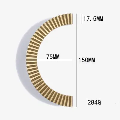 

1 шт. полукруглые твердые латунные ручки для шкафа, медный светильник, ручки для шкафа, кухонные аксессуары, мебельная фурнитура 128 мм