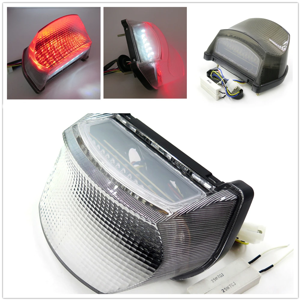 

For Kawasaki Ninja ZX7R 96-03 ZX1100 95-97 Smoke LED Tail Brake Light W/Turn Signals Aftermarket Free Shipping Motorcycle Part