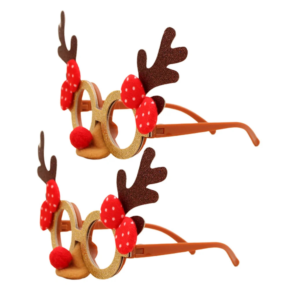 

Christmas Glasses Party Eyeglasses Frame Sunglasses Santa Glitter Eyewear Reindeer Frames Tree Novelty Costume Photo Fun Mug