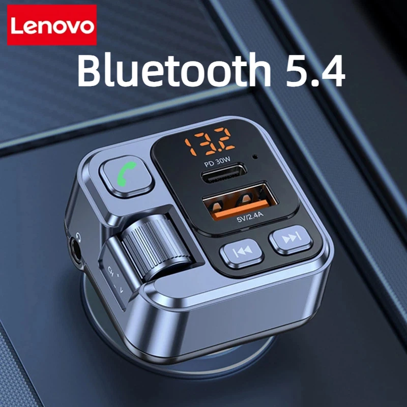 Фото Bluetooth FM-трансмиттер, автомобильное зарядное устройство 20W PD USB-C, быстрое зарядное устройство, автомобильное радио с микрофоном для беспроводных звонков, MP3-плеер №2