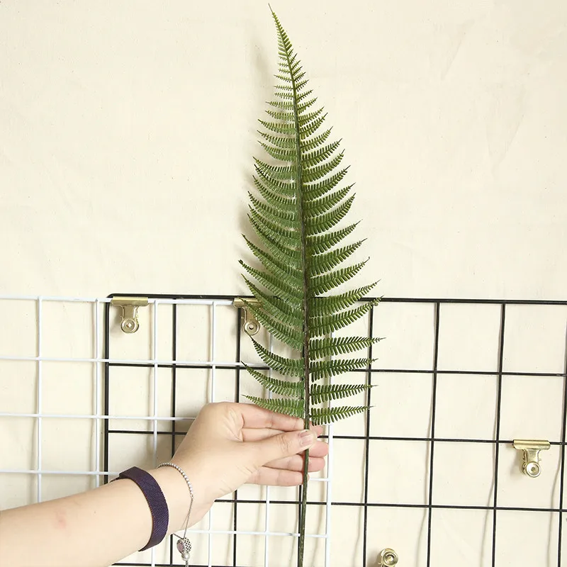 

1pc Home Decor Simulation Fern Leaf Artificial Flower Grass Green Plant Persian Leaves for DIY Wedding Christmas Decoration