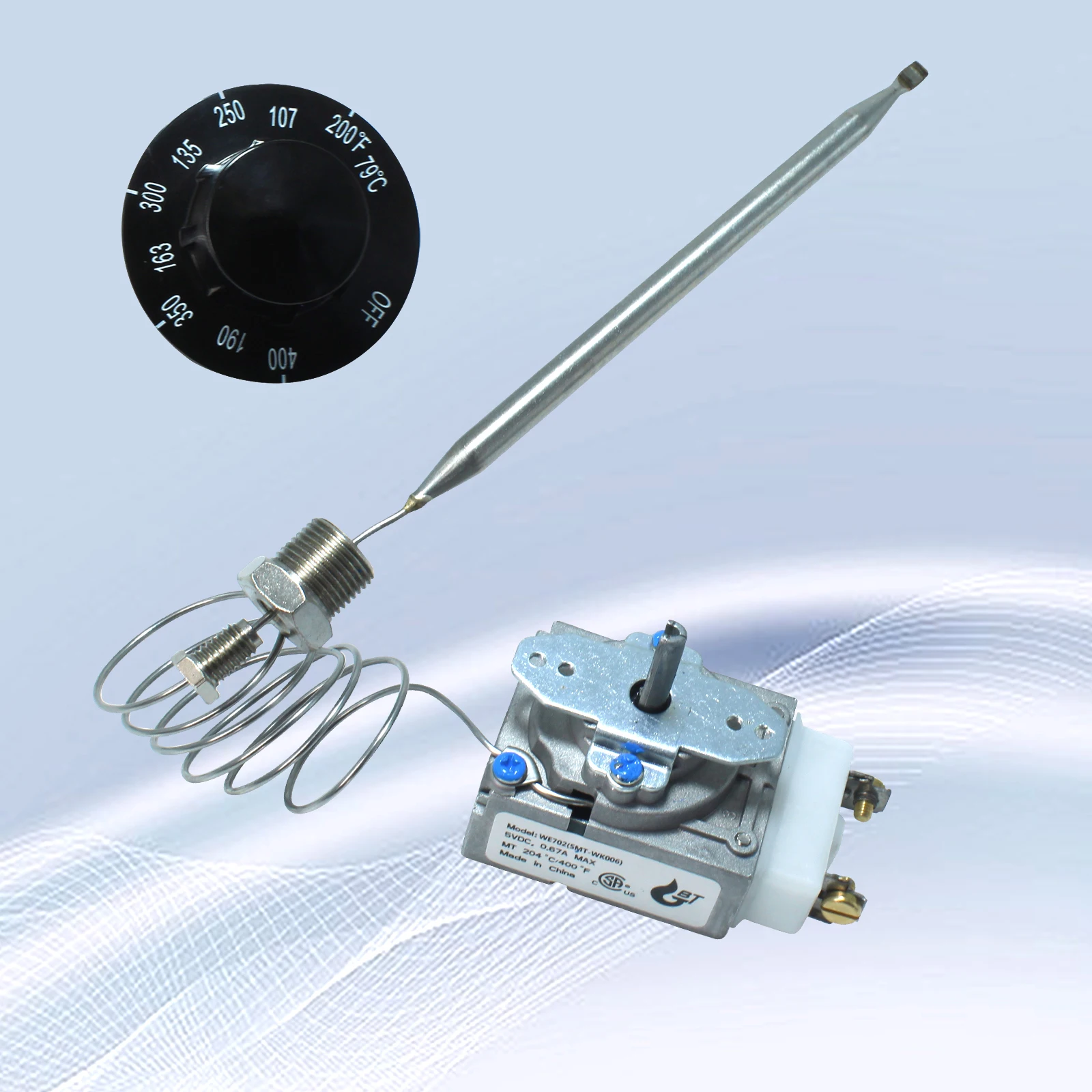 Запасная часть управления термостатом для жарки Robertshaw Model RX-1-36 совместимая с Pitco