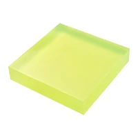10x10x2cm polyurethane square pu damping platedie cutter plate beef tendon plate die cushion elastic rubber sheet gold color
