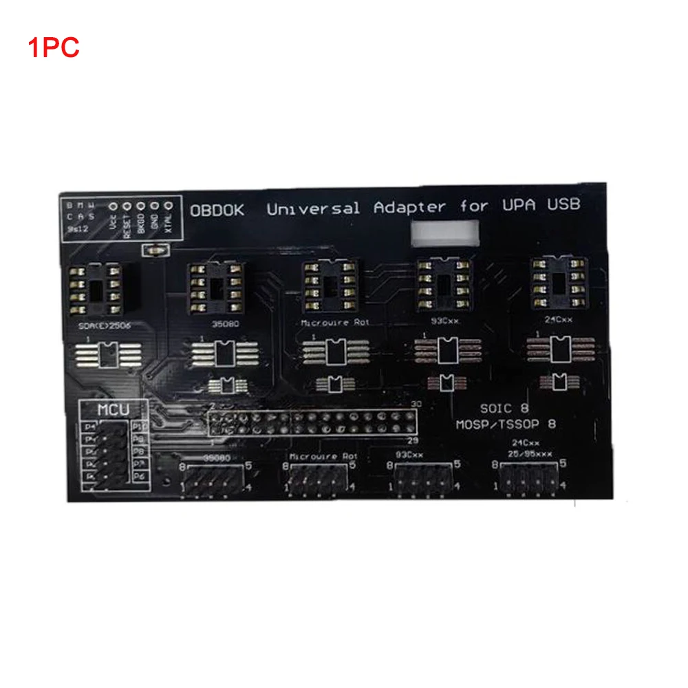 2024 Eeprom адаптер UPA USB программатор V1.3 Φ Prog 1.3 Тестовый Кабель S TMS NEC