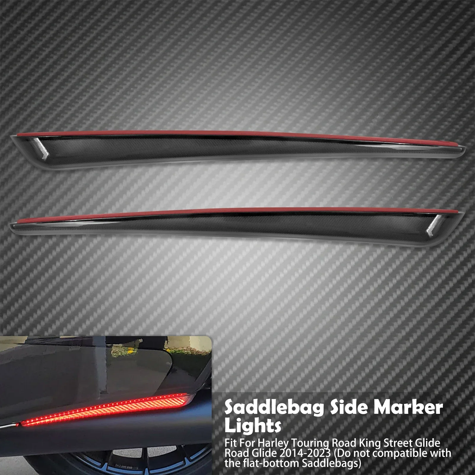 

Мотоциклетная седельная сумка, светодиодный светильник, задний расширенный указатель поворота, стоп-сигнал для Harley Touring Electra Street Glide FLHR 14-2023