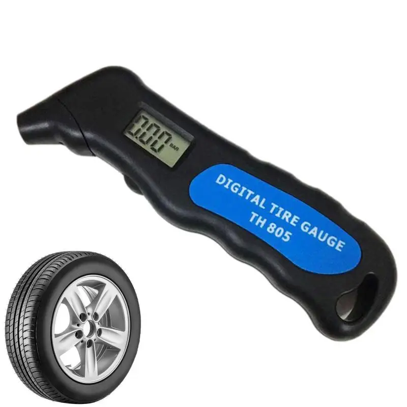 

Манометр для шин, высокоточный цифровой измеритель давления в шинах с ЖК-дисплеем