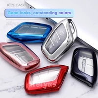 plating tpu pc car key cover shell for roewe rx5 i6 i5 rx3 rx8 erx5 for mg zs ev mg6 ezs hs ehs key case holder auto accessory