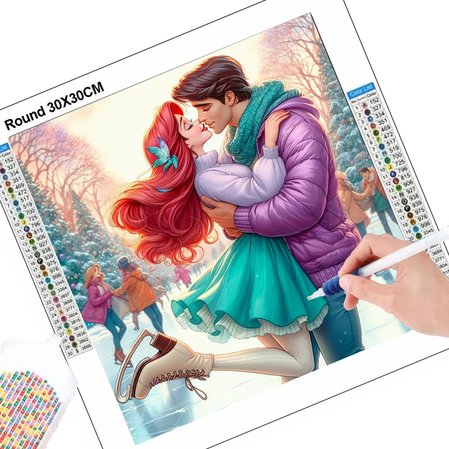 1 Алмазная вышивка сделай сам диснеевским рисунком вышитая мозаика ручной работы