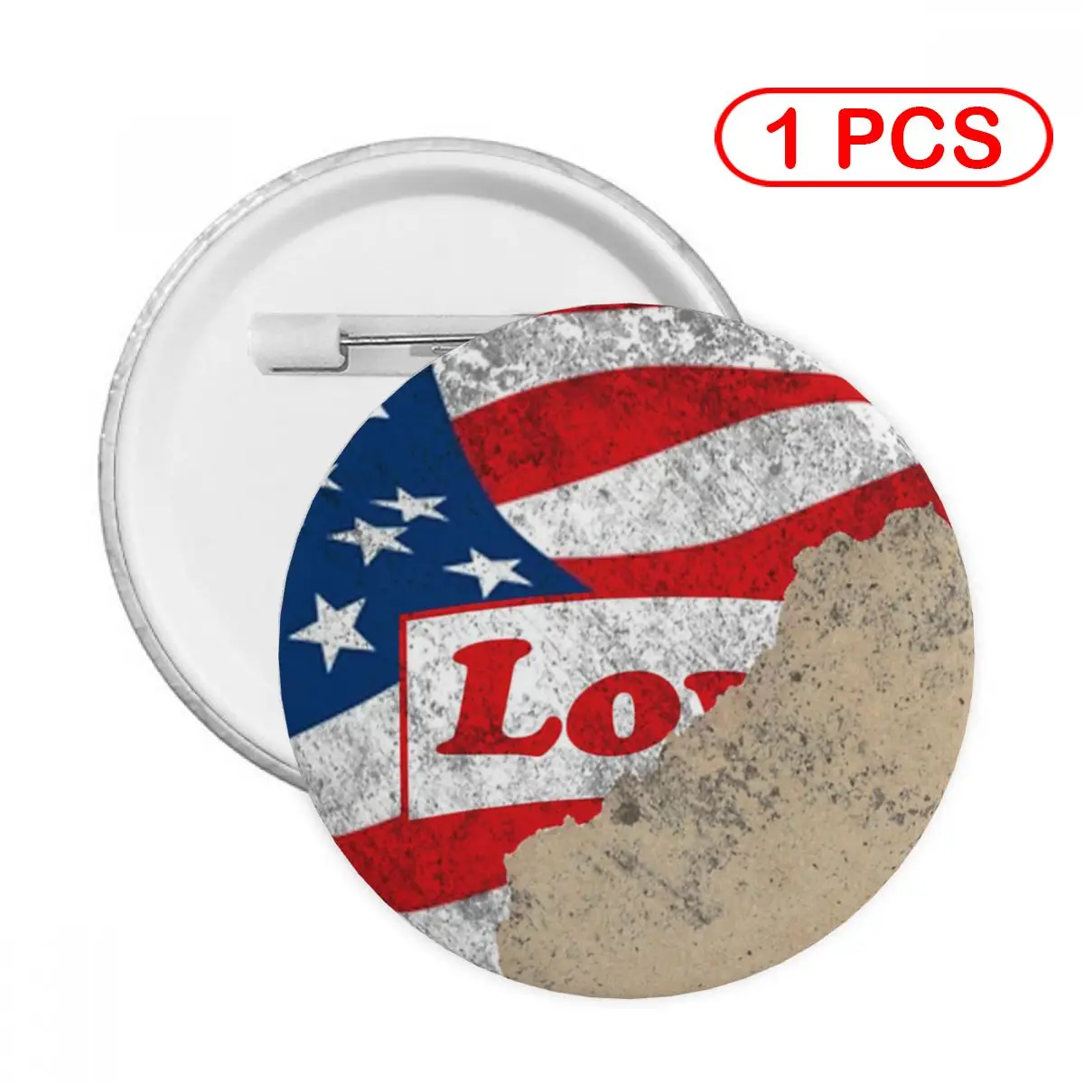 

Ellie Backpack Badge, Round Badge Badge Ins Wind Customizable Decoration With Pin Tinplate Face