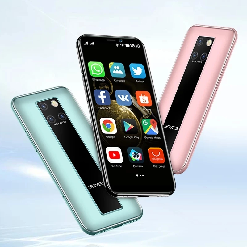SOYES S10-H Mini 4G мобильный телефон 32 ГБ/64 Гб ROM четырехъядерный 3 49 дюймов Android 9 смартфон