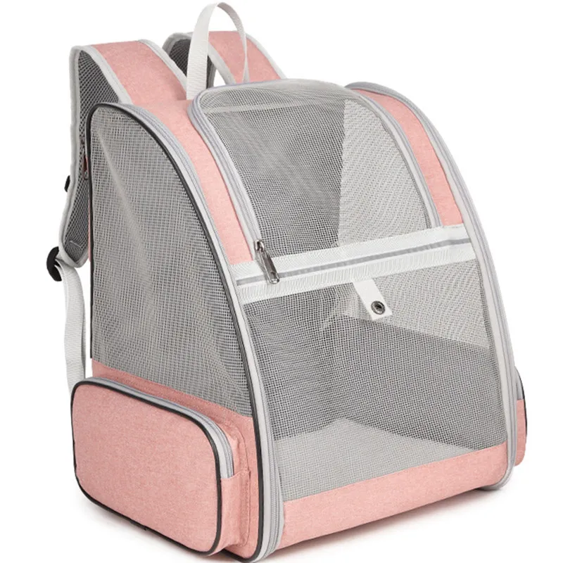 Cat Backpack Breathable Cat Carrier Portable Cats Backpacks Foldable Bags for Pets Travel Backpack Cats Go Out Pet Carrier Bags