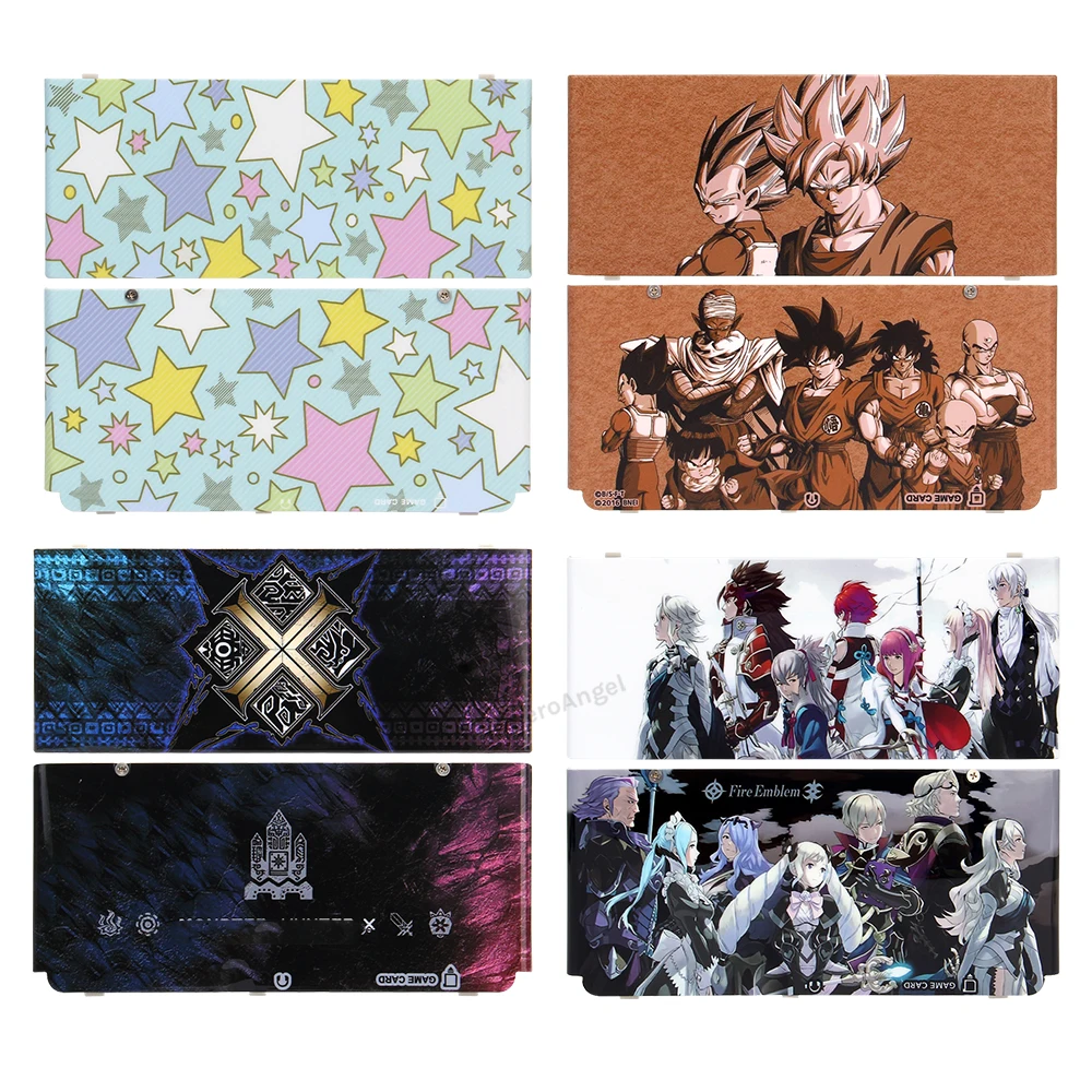 

6 Colors Cover For Nintendo New 3DS 2015 Version Zierblende Faceplate Cover Plates Upper and Back Battery Housing Shell Case