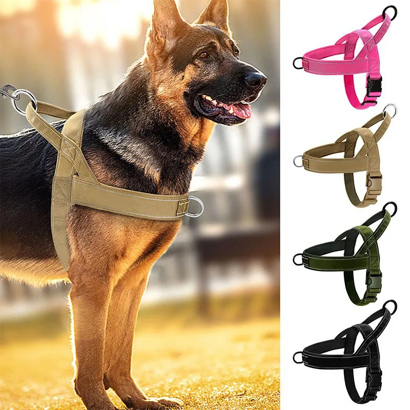

Dog Harness No Pull Dog Traction Rope Large Dog Chest Strap Vest Collar Golden Labrador Walking Rope Collar for Dogs Accessorys