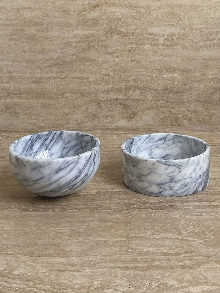 Индивидуальное натуральное Мраморное блюдо для овощей и фруктов искусство