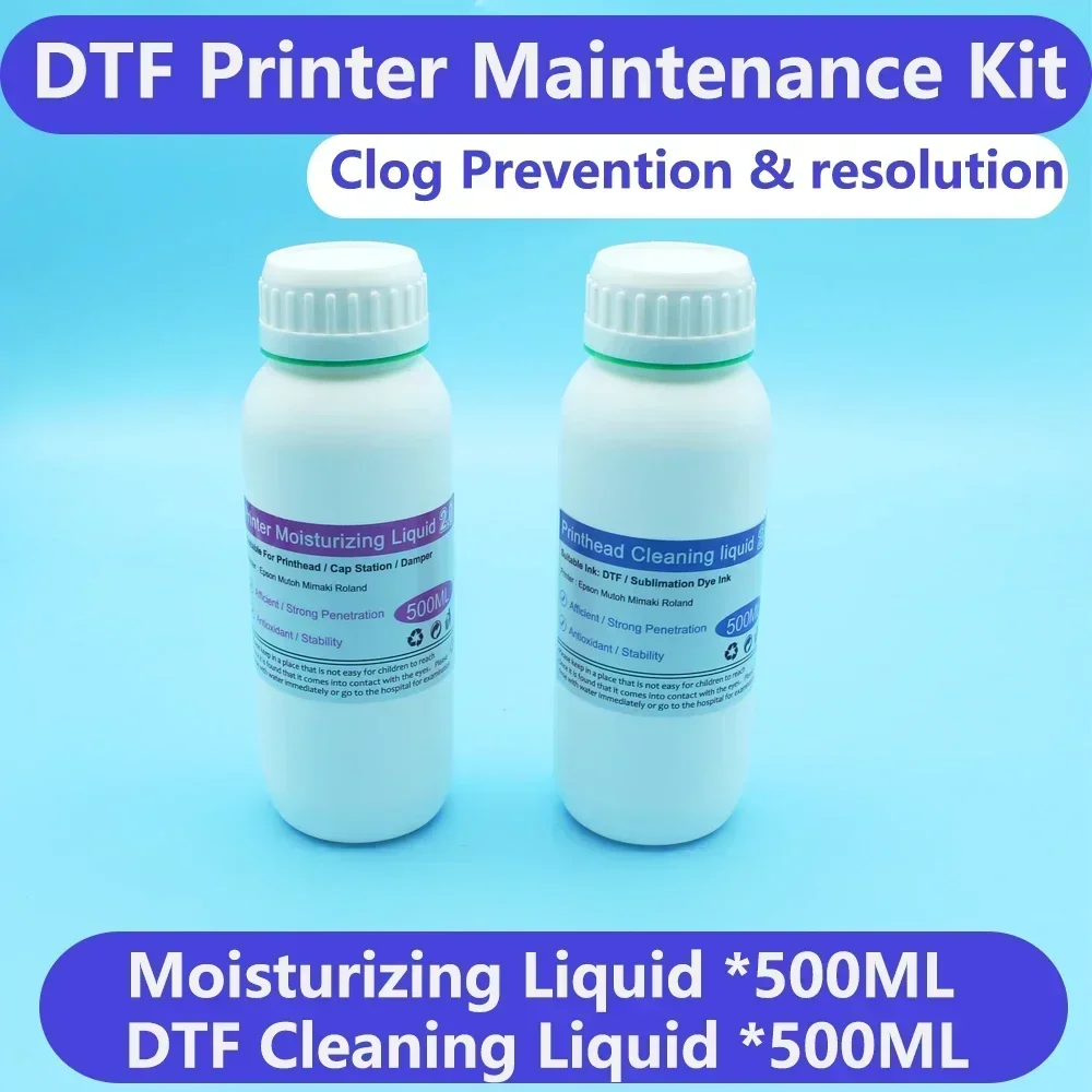 Комплект для очистки печатающей головки DTF раствор Epson ET 8550 L18050 L8050 L8180 L1800 L805 XP600 i3200