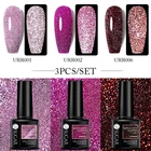 UR SUGAR Red Series светоотражающий лазерный набор гель-лаков для ногтей сверкающий Блестящий Полупостоянный отмачиваемый Гель-лак дизайн ногтей