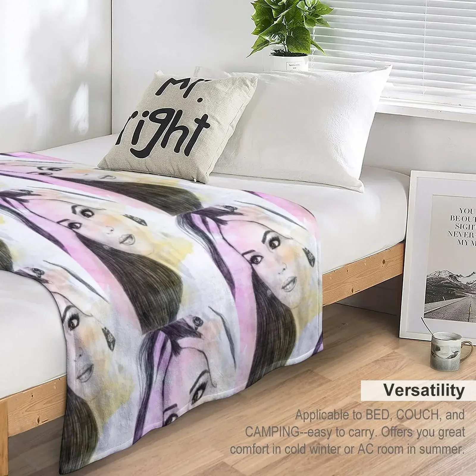 Фланелевое одеяло Monica Bellucci