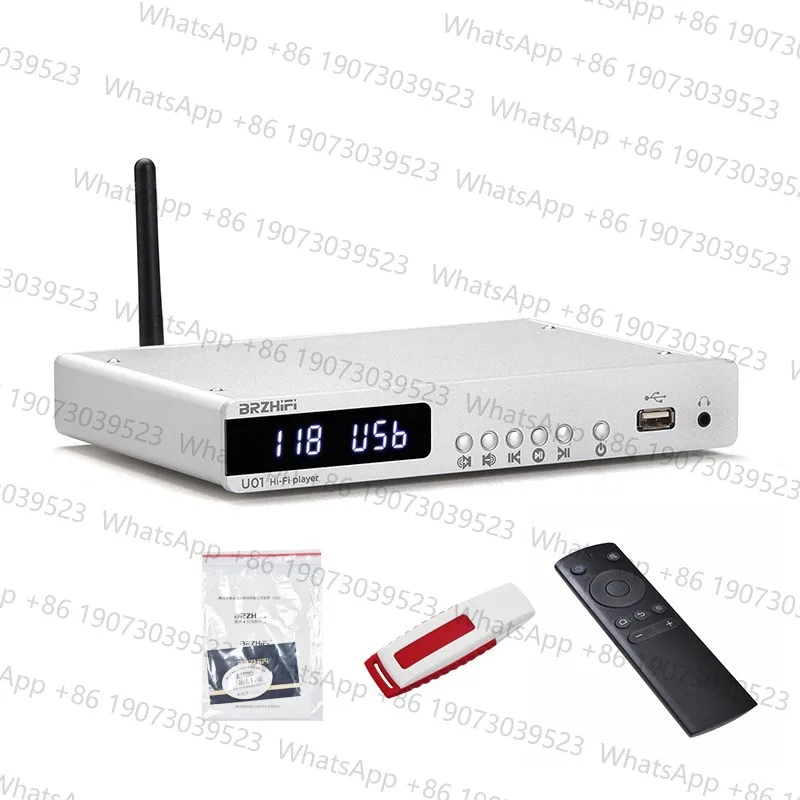 Фото BRZHIFI U01 Устройство для воспроизведения музыки без потерь с поддержкой APE, декодер ES9038, цифровой проигрыватель, Bluetooth 5.0 №5