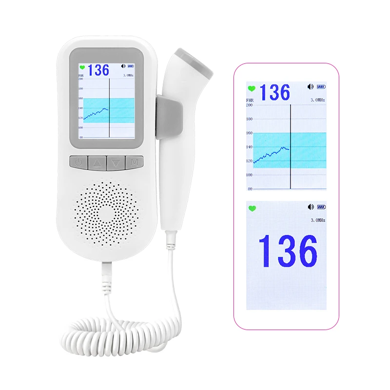 Ультразвуковой двухрежимный Цифровой фетальный допплер 3 0 МГц пульсометр для