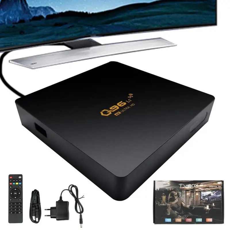 

Приставка Смарт-ТВ, 4K, Android 10,0, S905L2, 4 ядра, 2,4 ГГц, Wi-Fi, Q96 L1