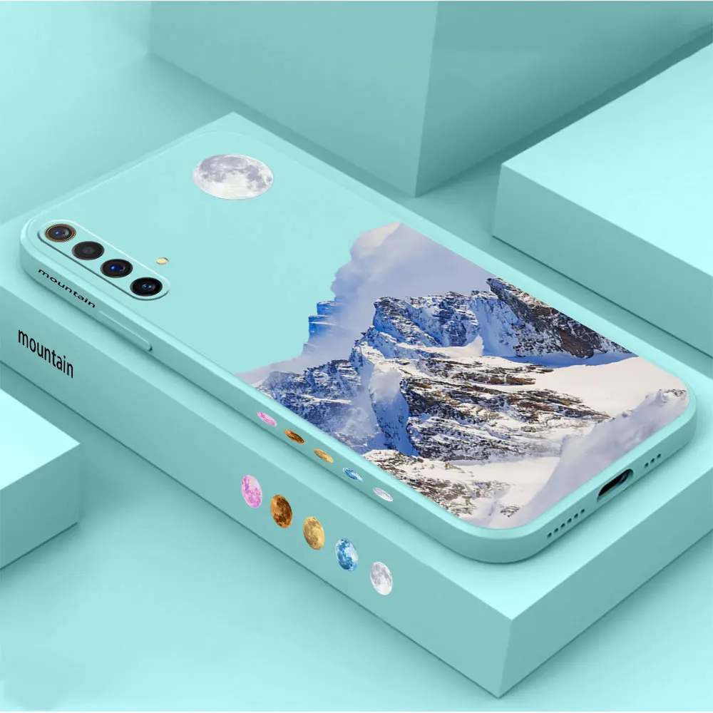 

Snow Mountain Scenery Case For OPPO FIND X6 X5 X3 X2 RENO 7Z 6 5F 5Z 4 4Z 2 2Z 7 5 6Z 4F 2F ACE 2 REALME X50 X7 PRO LITE Cover