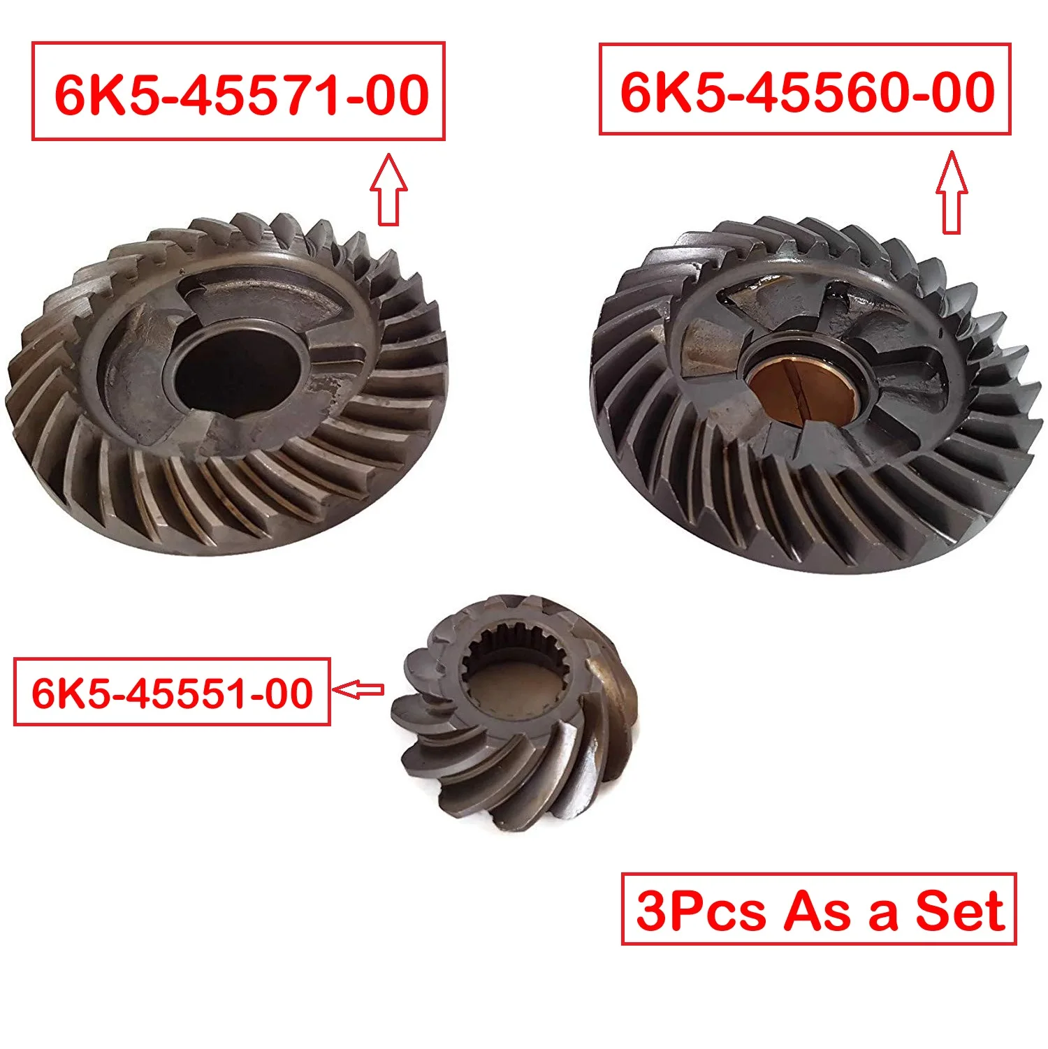 Лодка 6K5 комплект зубчатых передач для Yamaha подвесной мотор 2T 50HP-70HP редуктор
