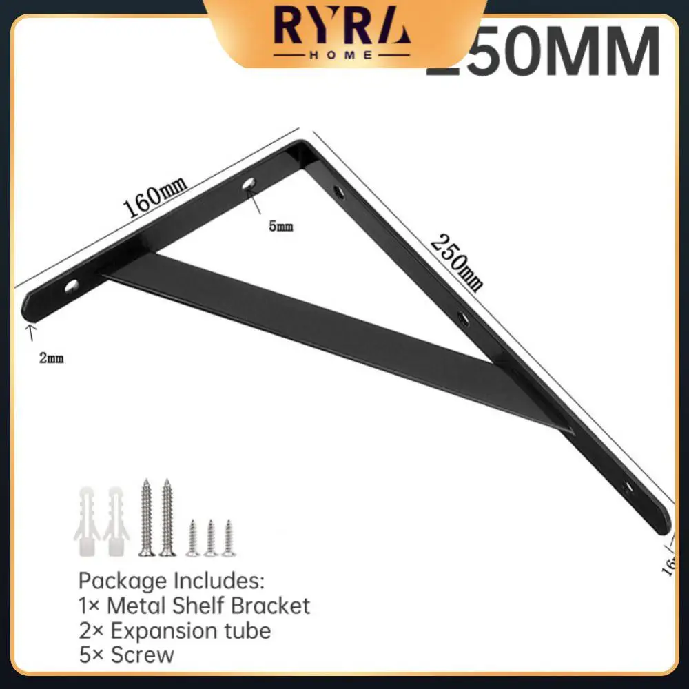 

Thickened Bracket Heavy Duty Wall Bracket Wall Shelf L-type Home Hardware Shelf Stand 1pc Wall Metal Support Storage Shelves