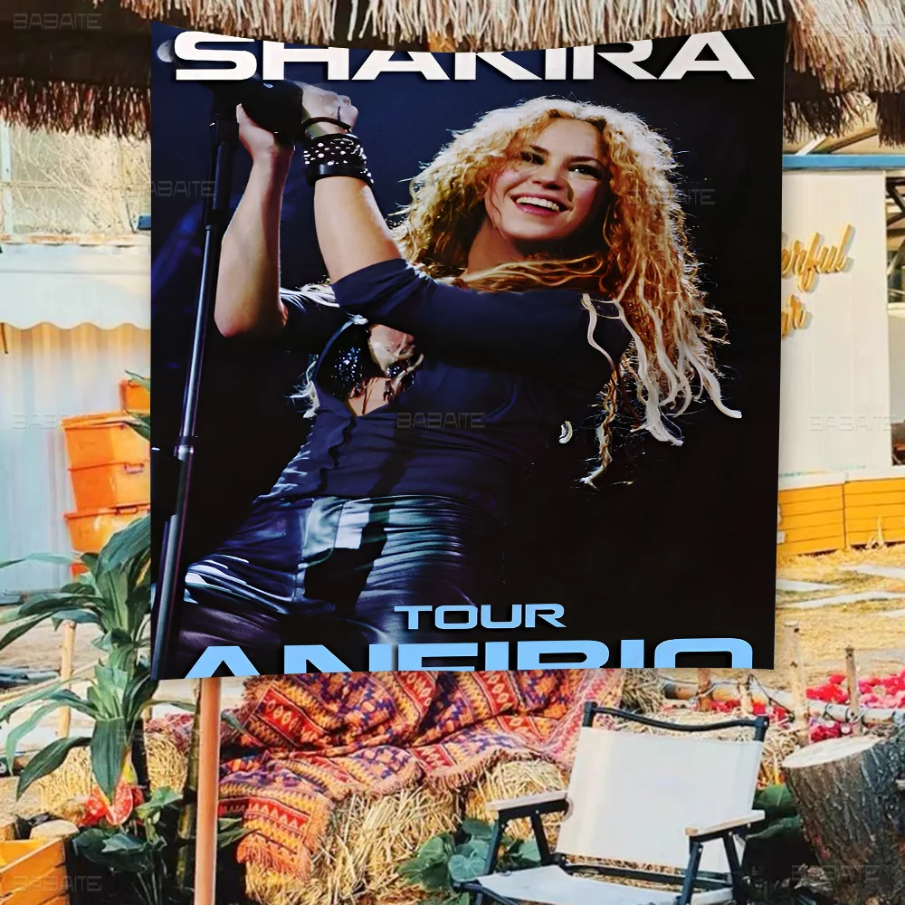 Певица S-Shakira баннер художественная печать японский настенный флаг аниме
