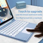 Беспроводная Bluetooth клавиатура с тачпадом для iPad Keybaord iPhone Samsung Galaxy Xiaomi Huawei Microsoft Surface HP