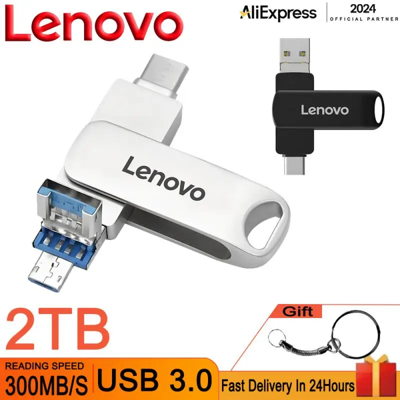 Флеш-накопитель Lenovo USB 128 OTG 3 0 Гб для Iphone ipad Android 1 ТБ