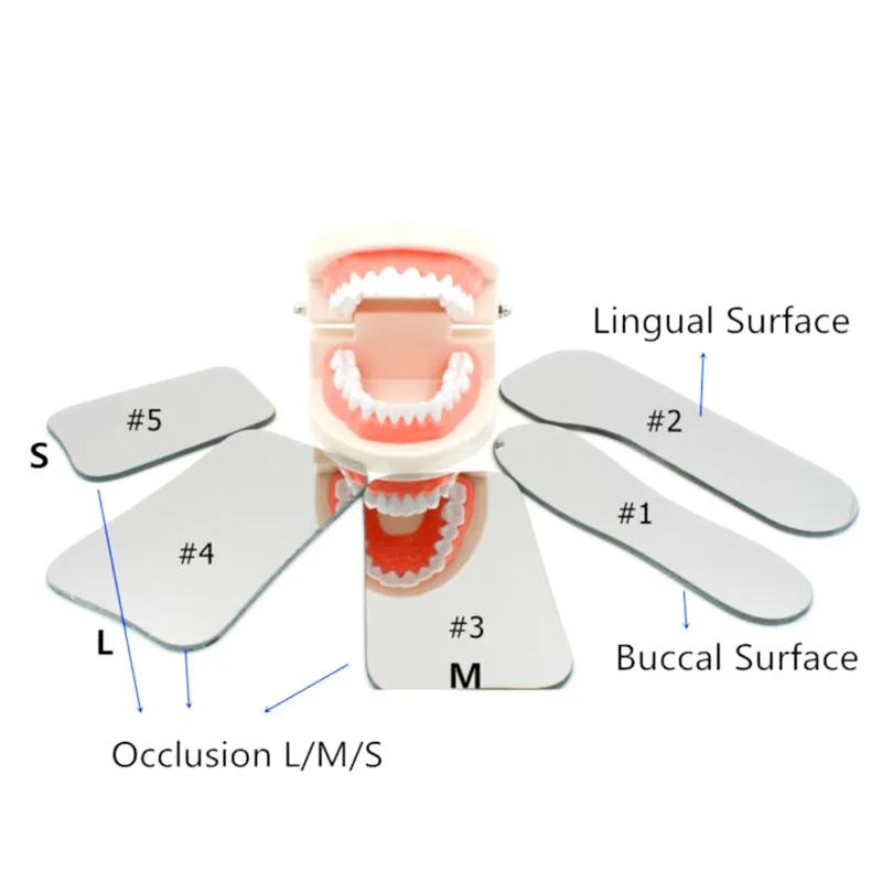 Dental Orthodontic Photo Mirrors Intra Oral Mouth Mirror Glass Double Sided Teeth Examination Tools