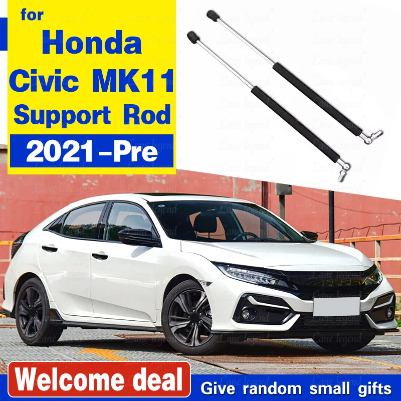 Для Honda Civic 11th MK11 FE/FL 2021 2022 2023 2024 подъемная Опора газовая пружина амортизационный