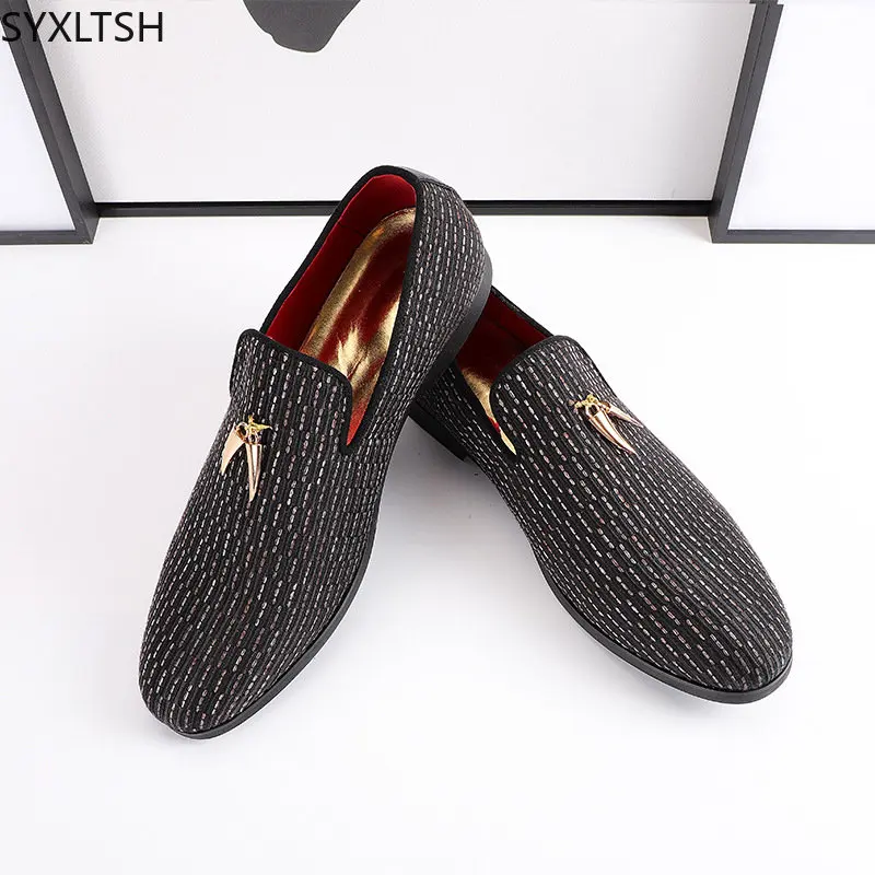 

Туфли мужские деловые, лоферы, без застежки, классические, для офиса, свадьбы, вечеринки, 2023