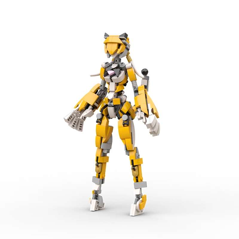 

Moc Тигр девушка мейка мобильный костюм робот строительный блок Аниме фигурки Тигры Rmor крыло рыцарь Самурай экшн-фигурки кирпичи игрушка подарок