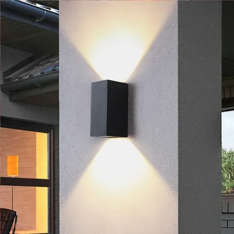 Наружный светодиодный светильник , водонепроницаемый настенный светильник , алюминиевое наружное настенное украшение
