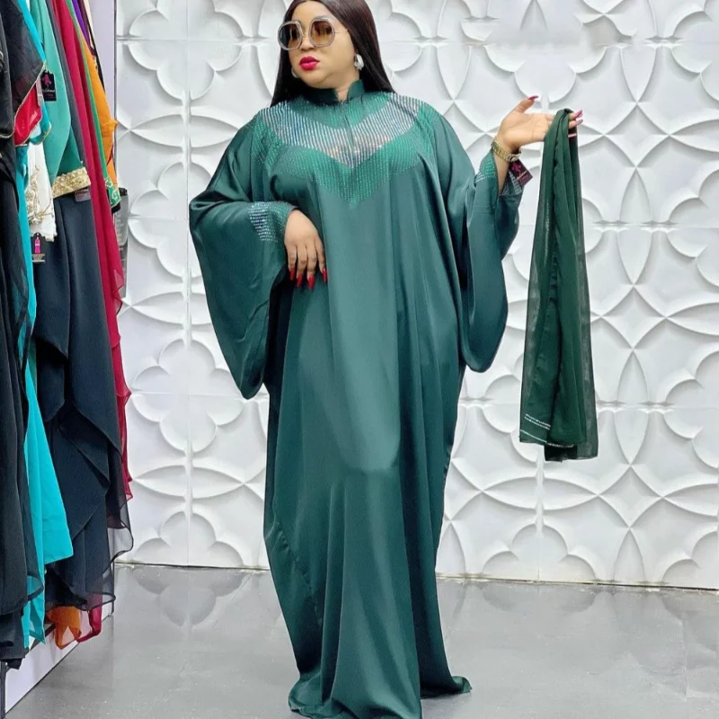 

African Dresses For Women Robe Africaine Femme 2023 Muslim Fashion Style Ankara Outfits Abayas Kaftan Boubou Party Gowns