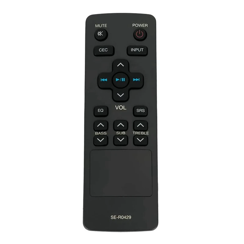 SE-R0429 Sound Bar Remote Control Replacement For Toshiba Soundbar SBX4250 SBX4250KN SBX5065KU