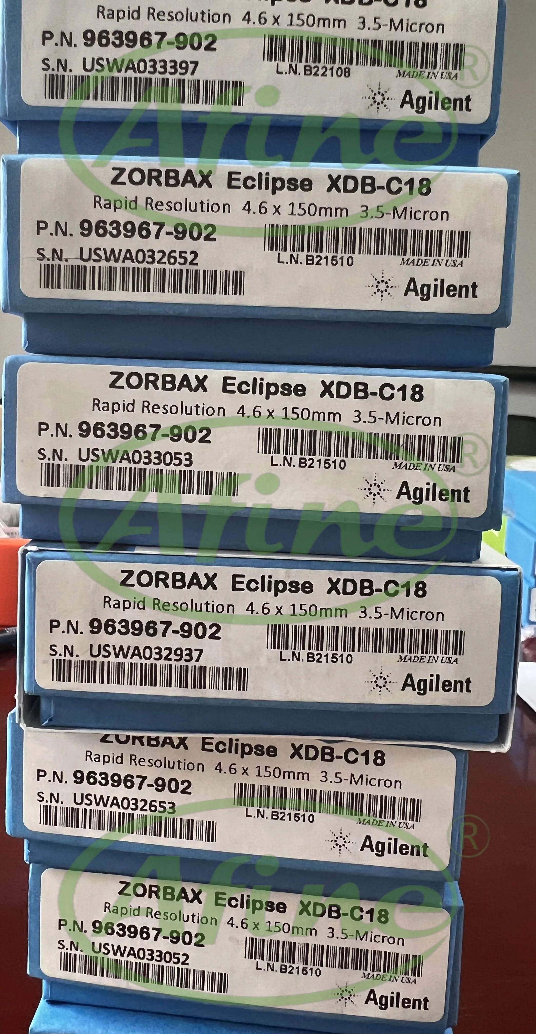 AFINE Agilent 963967 -902 Колонка ZORBAX RR Eclipse XDB-C18 4 6 x 150 мм 3 5 мкм
