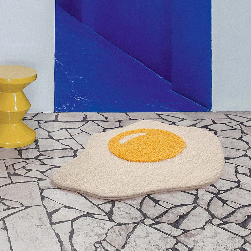egg bathroom rug funny entrance carpet area rugs kitchen rug bedroom floor mats nordic welcome doormat chic room decor free global shipping