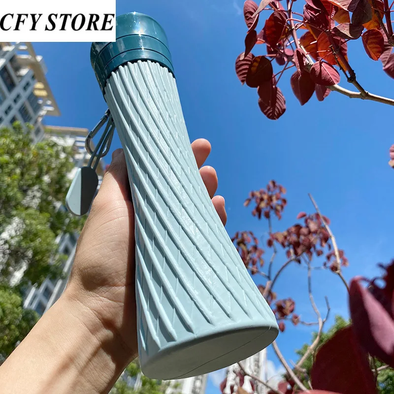 

500ml Small Waist Folding Silicone Outdoor Sports Water Bottle Portable Travel Cycling Water Kettle Juice Milk Drinking Vessel