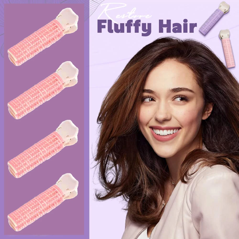 

Натуральный пушистый зажим для волос для ленивых, «сделай сам», инструменты для завивки, корни, самозажимающиеся зажимы для волос, натураль...