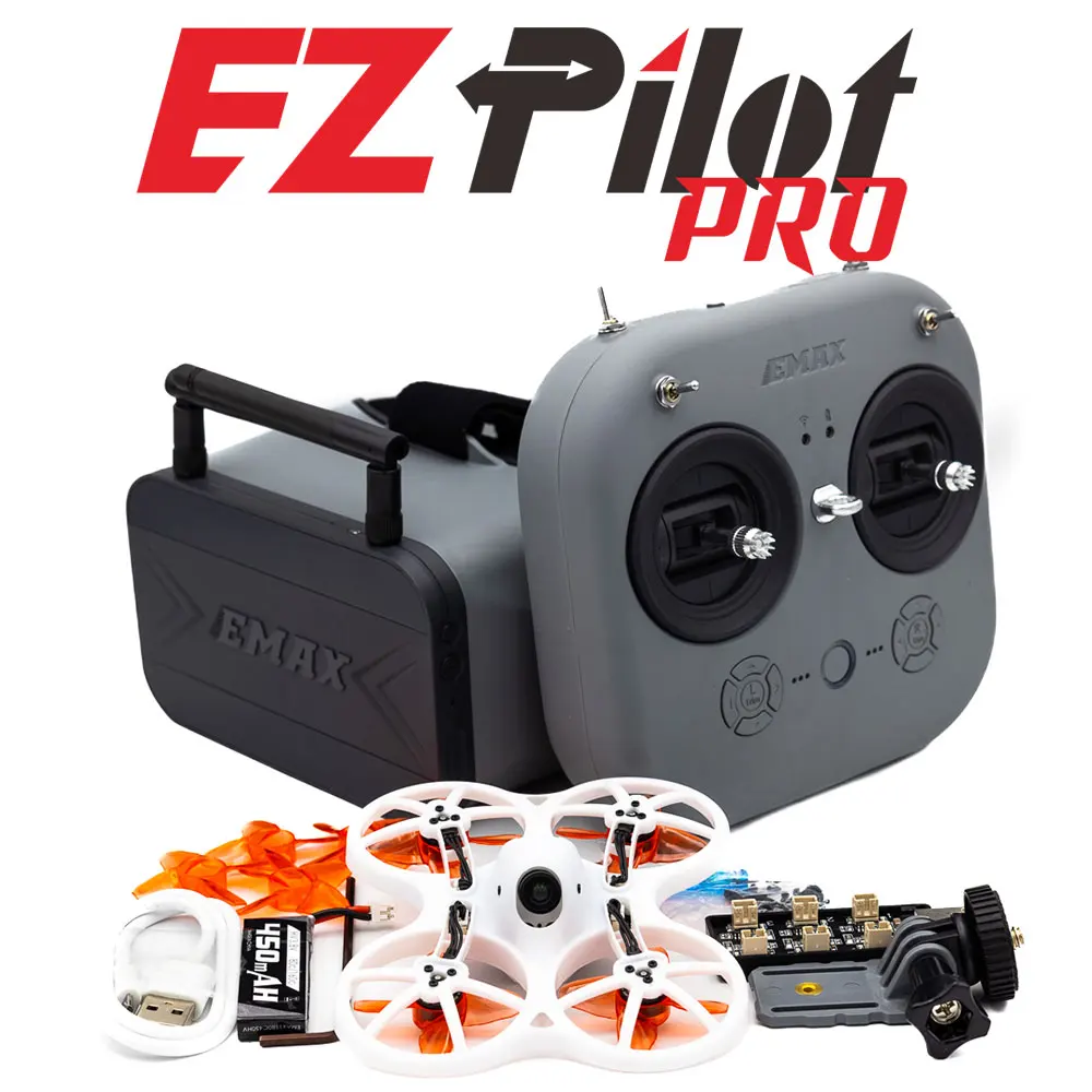 

Emax EZ Pilot Pro комплект RTF FPV Racing набор для сборки дрона для начинающих готовый к полету FPV Дрон с контроллером Квадрокоптер