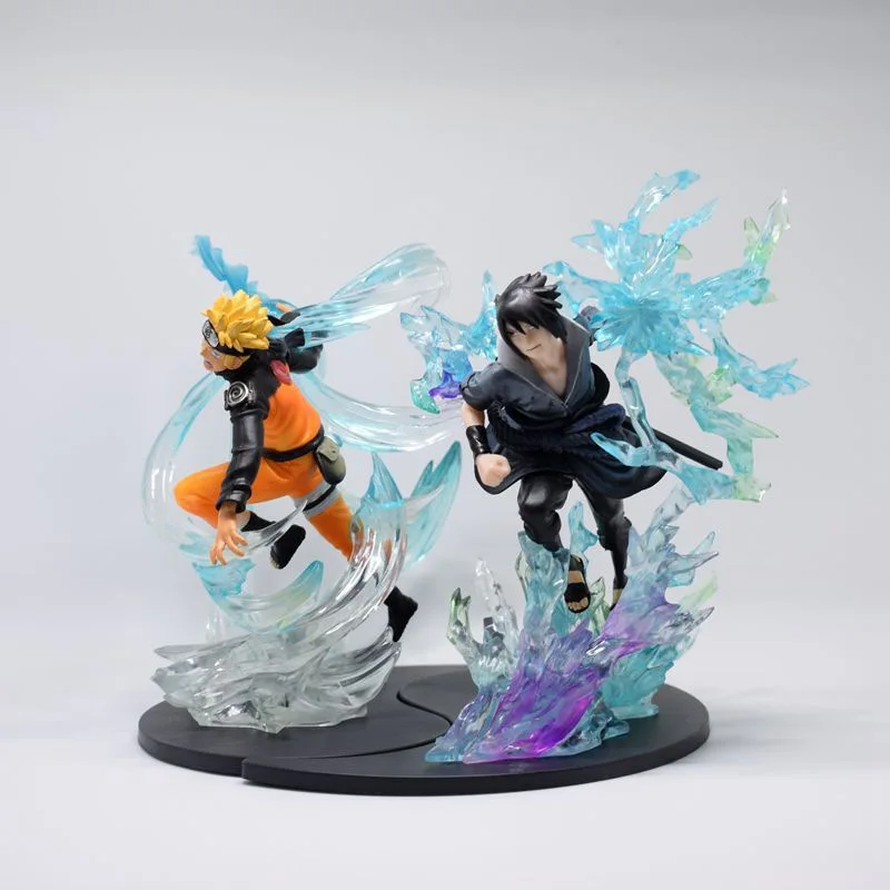 

17cm Anime Naruto Uzumaki Figures Uchiha Sasuke Rasengan PVC Toys Shippuden Model Xmas Gift Naruto Brinquedos Action Figurals