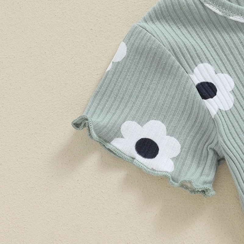 Детская летняя одежда Kupretty для маленьких девочек футболка с короткими рукавами и