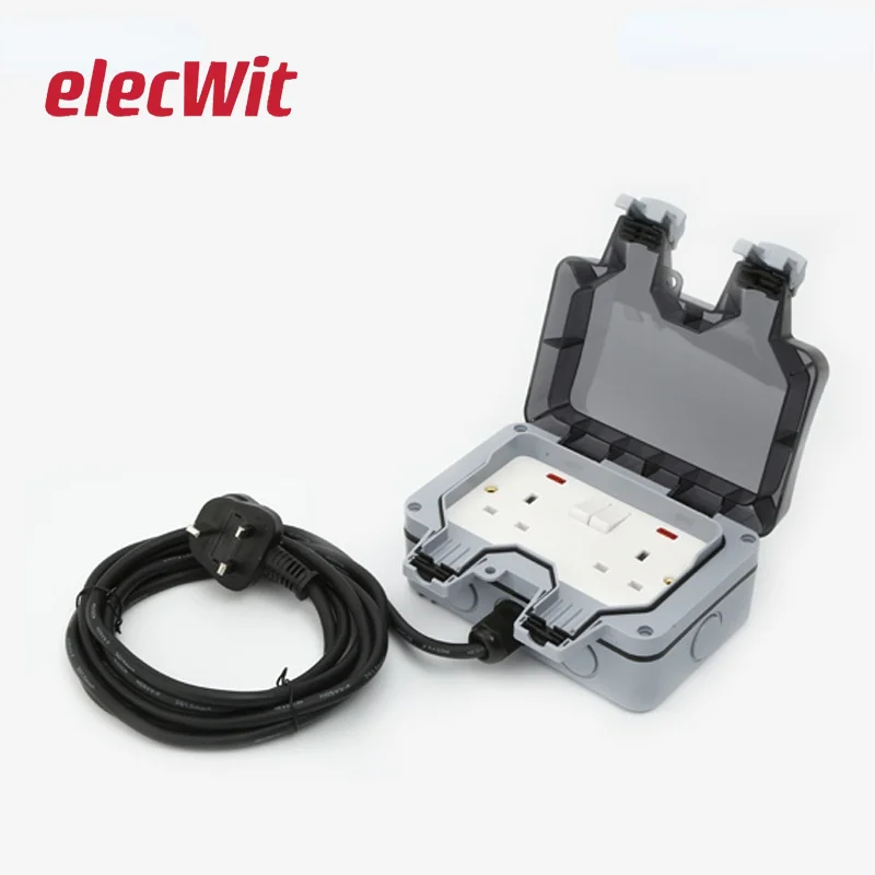 IP66 Британский Стандартный наружный водонепроницаемый корпус с индикатором