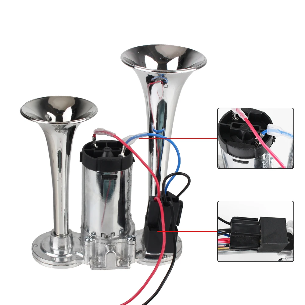 Автомобильный Электрический гудок супер громкий 12 В для мотоцикла лодки